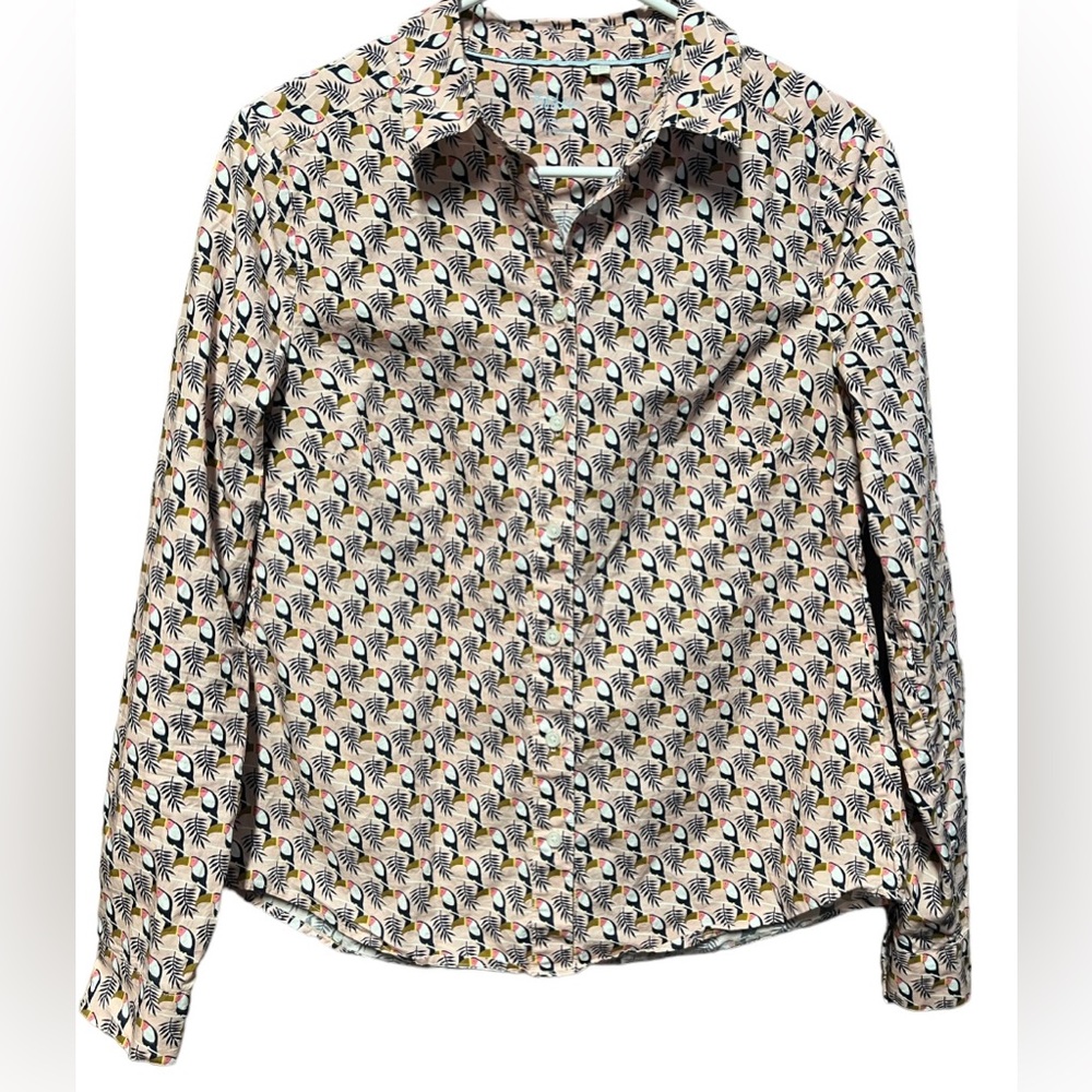 Boden The Classic Shirt Tucan Women’s 6R - Picture 2 of 4